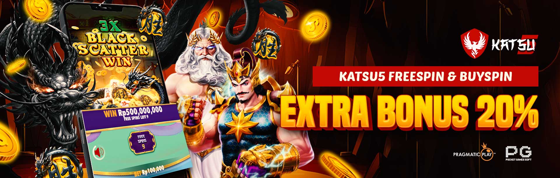 EXTRA BONUS FREESPIN & BUYSPIN 20%